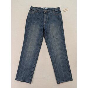 Duck Head Women's Jeans Size 14S Relaxed Straight Leg Medium Wash Denim NEW